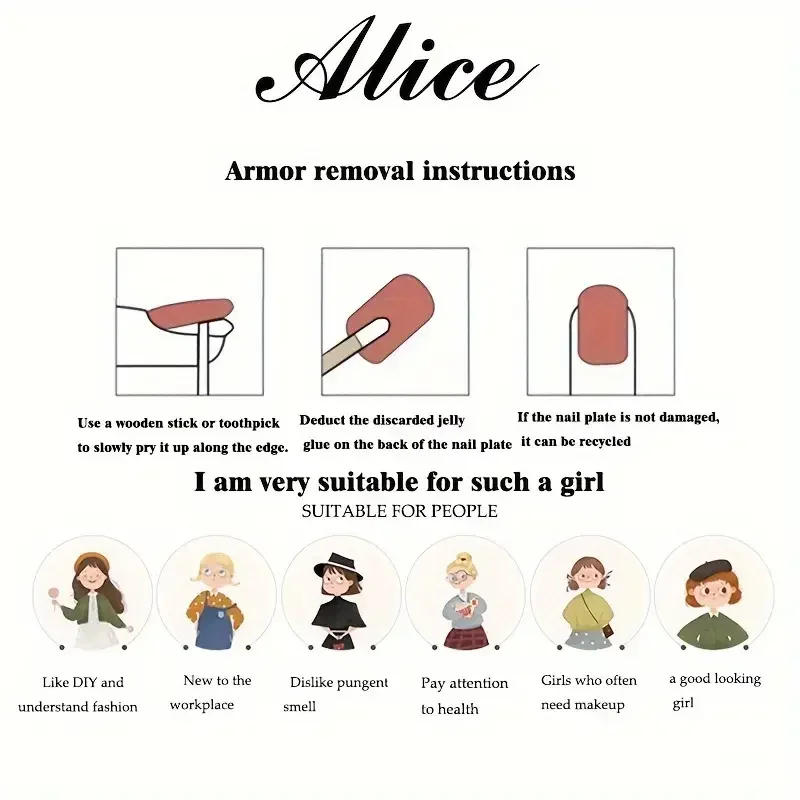 Description Picture 6 of item24Pieces Elegant Pearl and Heart Bow Press-On Nails Short Almond Shape Mixed Color Glossy Finish False Nails for Women and Girls