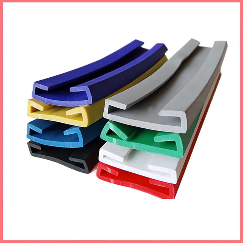 Description Picture 2 of itemBlack/Red/White/Transparent Rubber Edge Strip U-Shape Anti Oil Seal Edge Shield Encloser Fuel Tank Strap Protective Sleeve Clamp