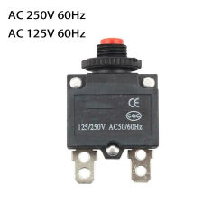 Fuse Protector Switch Electrical Testing 10A 10x Amp Button Fuse HT-01-A WP-01 Overload Reset Thermal Industry