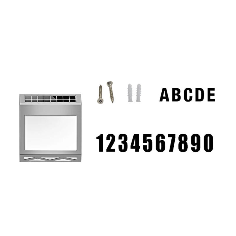 Description Picture 2 of itemSolar Powered House Number Lamp Lights Controlled House Number Lamp Digital Doorplate Lights High Brightness Door Sign Lamp for