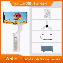 Hohem iSteady X2 Smartphone 3-Axis Gimbal with Remote Control Foldable Handheld Phone Stabilizer for iPhone/Samsung/Huawei/Pixel