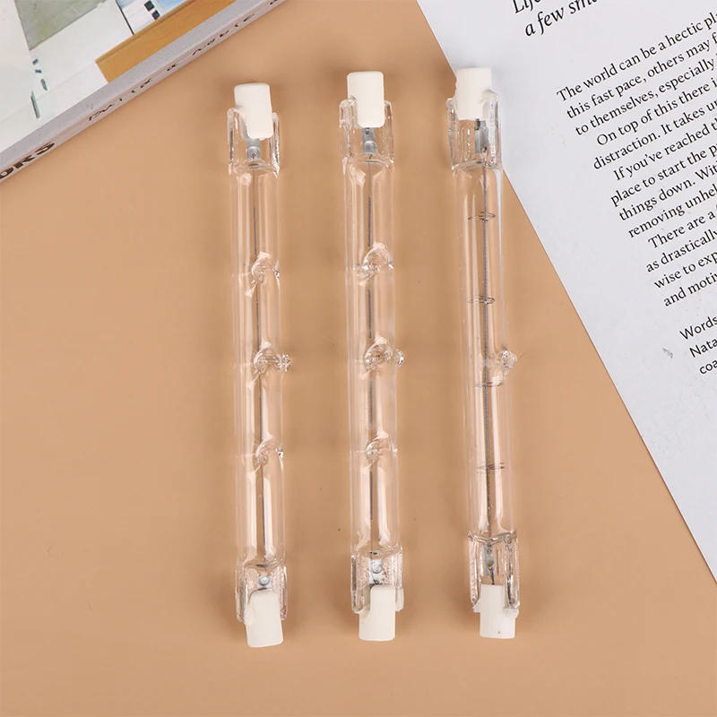 Description Picture 3 of item1Pc 100/200/300W Halogen Lamp 118mm Double Ended Linear R7s Halogen Light Bulb AC230V Household Decor R7s Halogen Bulb