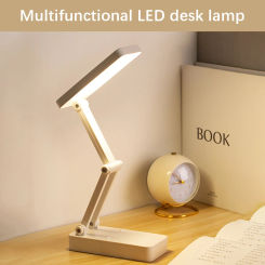 Portable LED Folding Magnetic Table Lamp Three-tone Lighting Eye Protection 2000 MAh USB Rechargeable Suitable for Student Desk