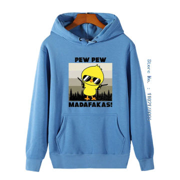 Pew Pew Madafakas Funny Graphic Hooded Sweatshirts Thick Sweater Hoodie High Quality Thick Sweater Hoodie Man sweatshirts