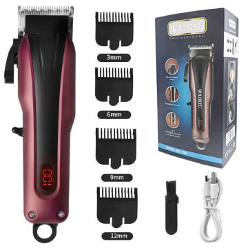 Rechargeable Hair Trimmers for Men Cordless Beard Hair Clipper Professional Sets for Cutting Hair with LED Display