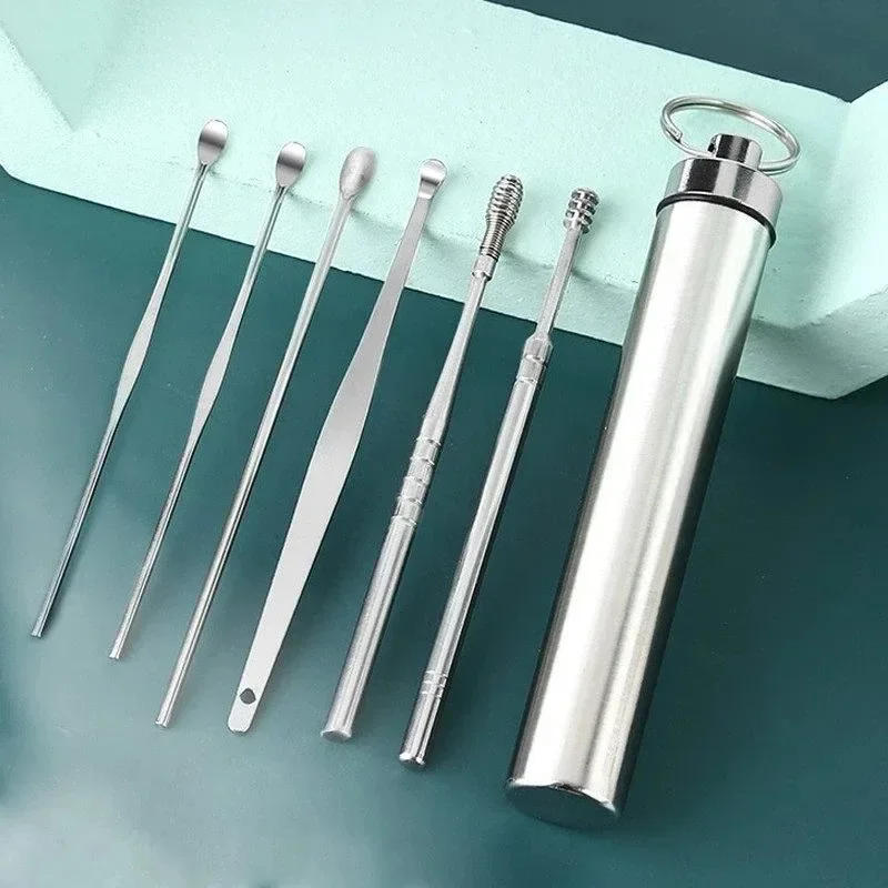 Description Picture 2 of itemEar Wax Cleaner Earwax Removal Tool Pick Digging Artifact Earpick Cleaning Ears Remover For Clean Your Kit Gadgets New