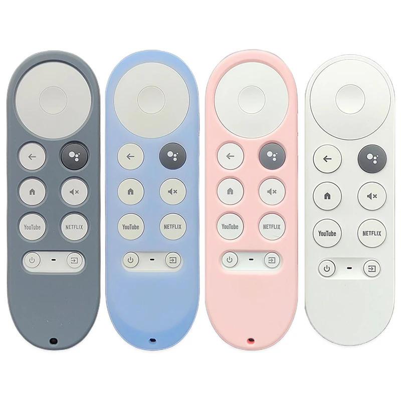 Description Picture 2 of itemSoft Silicone Case For 2020 Google Chromecast 4k Snow Remote Protective Cover Shell Non-slip For Chromecast Smart TV Remote