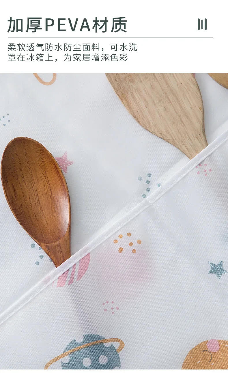 Description Picture 5 of itemMicrowave oven cover with storage bag Dust and fume proof cloth cover waterproof household oven cover