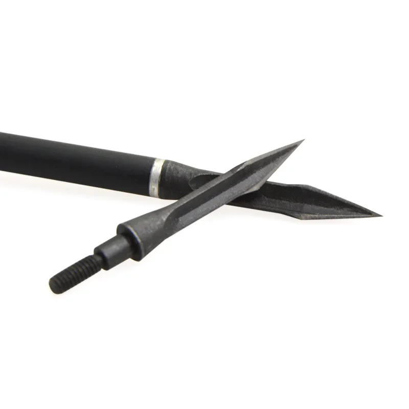 Description Picture 4 of item6/12pcs Hunting Arrowhead High Carbon Steel Arrow Head General Thread for Outdoor Archery Shooting Target Hunt Broadhead