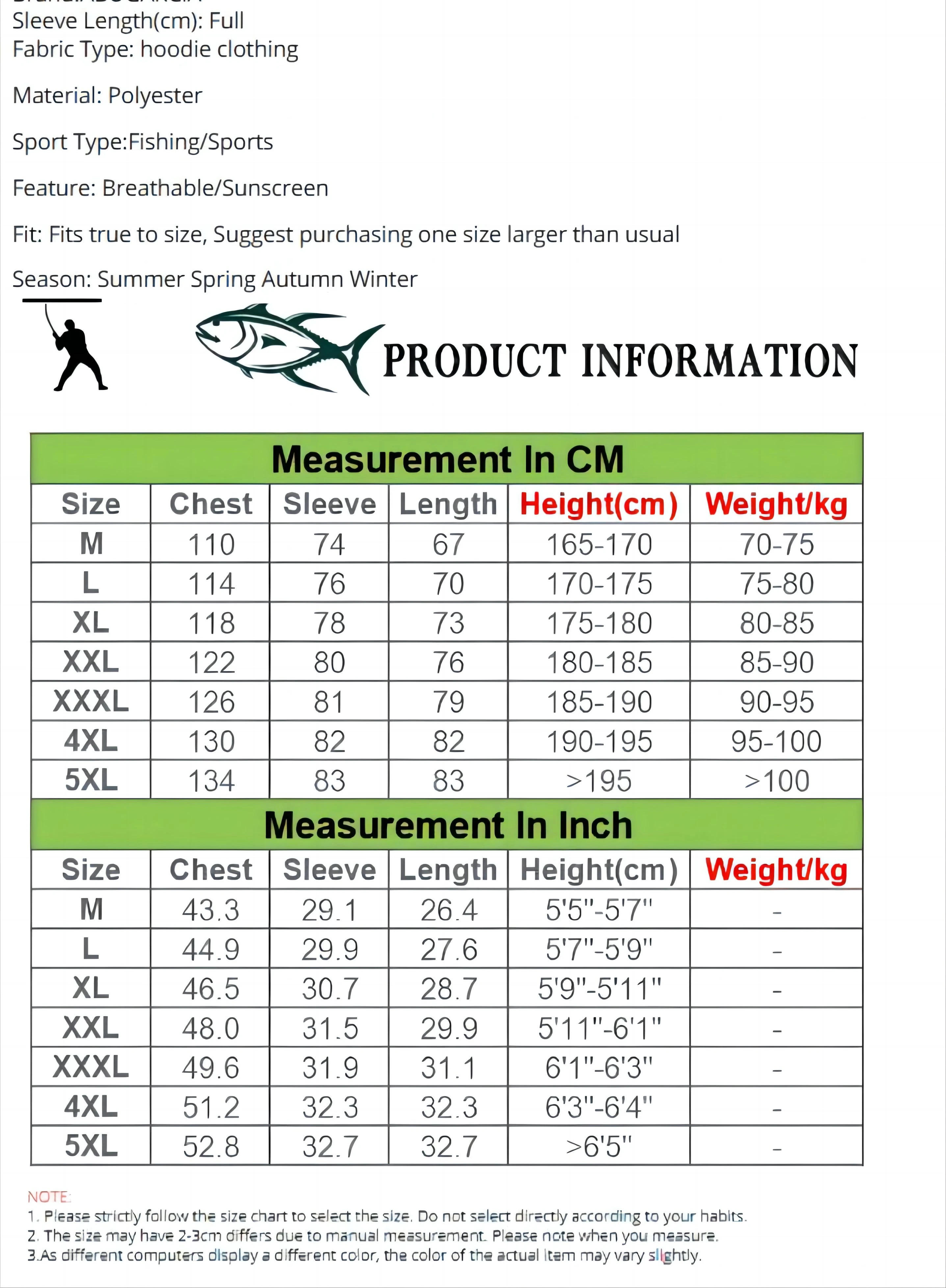 Description Picture 2 of itemQuick Drying Sun Protection Fishing Shirts  2 Anti-UV Lightweight Fishing Jerseys  Hoodies For Men