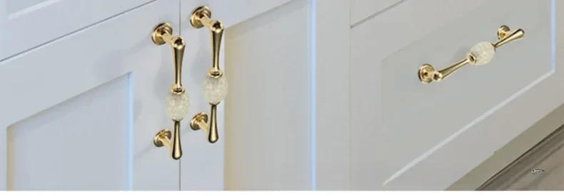 Description Picture 5 of itemEuropean Fashion White Ceramic Cabinet Door Handles Drawer Knobs Kitchen Cupboard Wardrobe Door Pulls Furniture Hardware