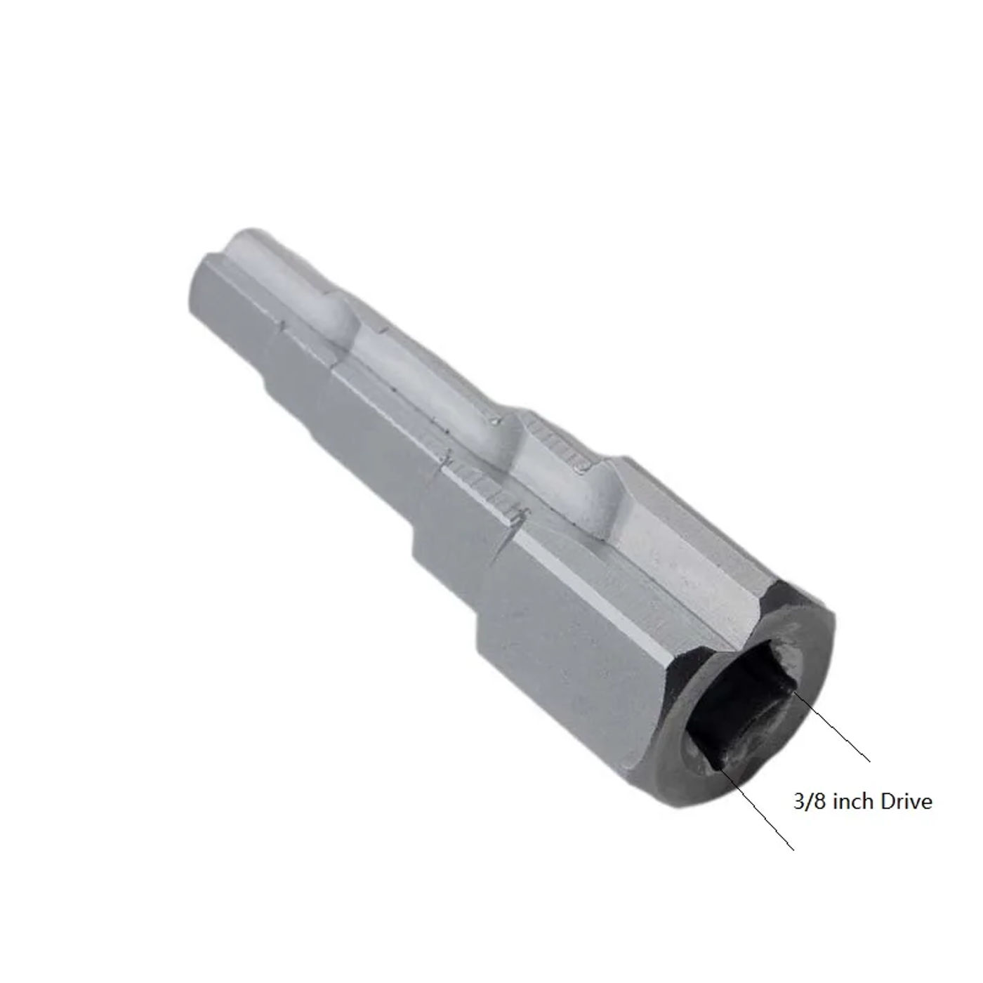 Description Picture 3 of item1 Pcs Five Step Drive Radiator Spud Wrench Valves Lugs Nipple Tank Connection Universal Durable Spanner 3/8 or 1/2 inch Drive