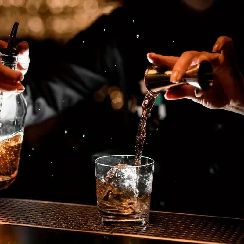 Description Picture 6 of item30/60ml Cocktail Wine Shaker Measure Cup Stainless Steel Double Shot Drink Spirit Measure Jigger Kitchen Supplies Tools Bar