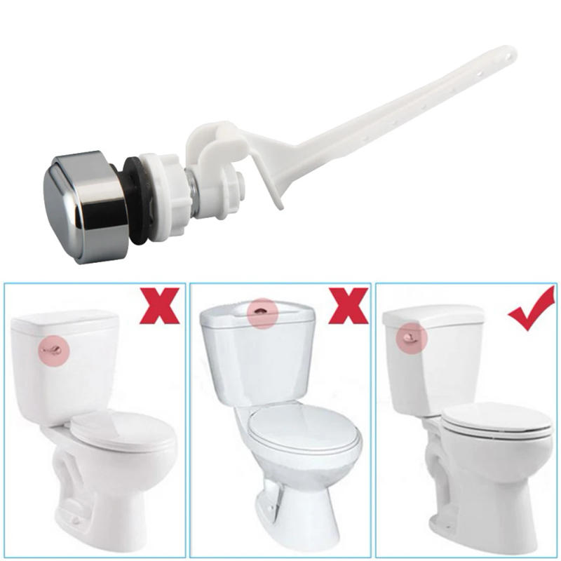 Description Picture 5 of itemABS Toilet Tank Button Flush Lever Push Button Replacement Bathroom Accessory Toilet Water Tank Button Bathroom Access