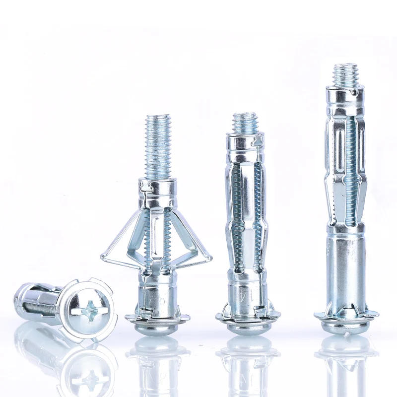 Description Picture 2 of item10Pcs Heavy Expansion Bolt Set Practical Drywall Anchor with Screws Home Gypsum Board Cavity Plug Ceiling Expansion Screws