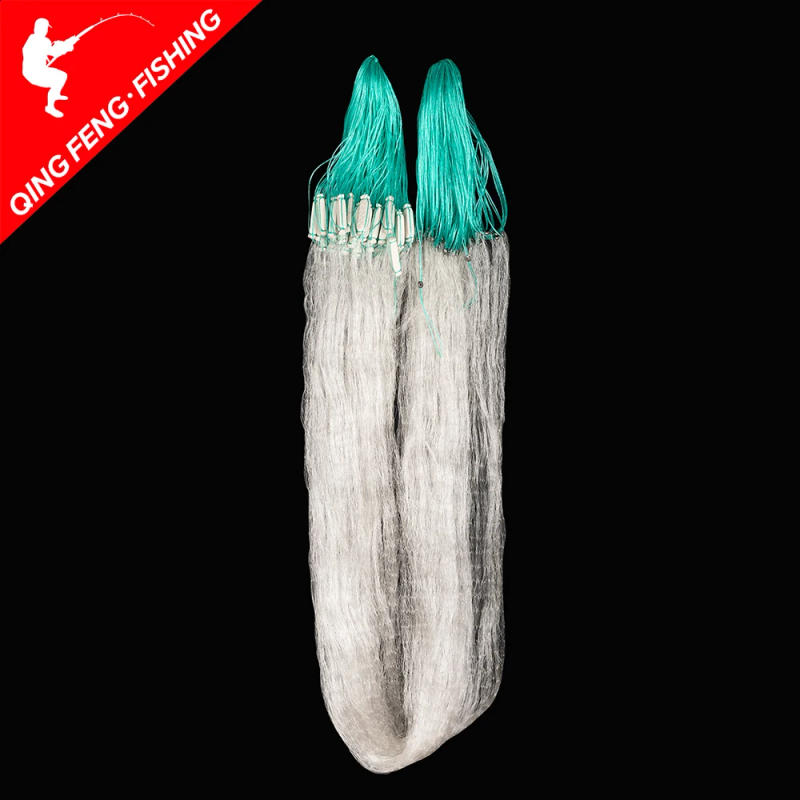 Description Picture 5 of item30m Fishing Fish Mesh Trap Monofilament Gill Net Netting Tackle Outdoor