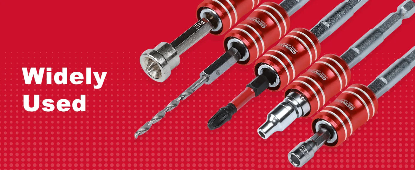 Description Picture 5 of itemGeinxurn 2-IN-1 Screwdriver Bit&Socket Extension Holders and  S2 Screwdriver Bits, Magnetic Quick Release Bit Holder Set