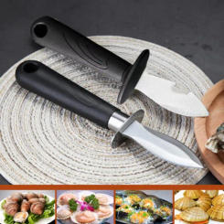 New Oyster Shucking Knife Stainless Steel Professional Shellfish Seafood Opener Accessories Clam Shucker Seafood Tools