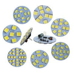 Mini 1W 2W 3W  G4 Back Pin Round Board LED Bulb DC 12V 24V  Lamp For Car Boat Home Spotlight Cabinet Lighting Replace Hologen