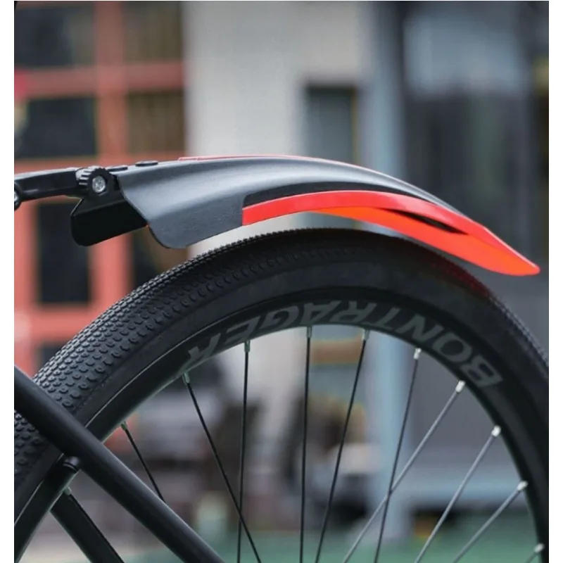 Description Picture 3 of itemA Set Strong Resilient Bicycle Mudguard Splash Proof Parts Mountain Bike Front Rear Wheels Outdoor Sports Free Cycling Road Race