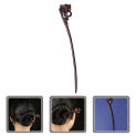 Hair Pin Rabbit Hairpin Bun Holder Long Stick Women Chopsticks Updo Accessories for Buns Women's