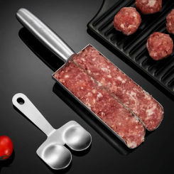 304 Stainless Steel Meatball Scoop Maker Mold For Fish Beef Easy-Release Non-Stick Rice Ball Dumplings Maker DIY Kitchen Tools