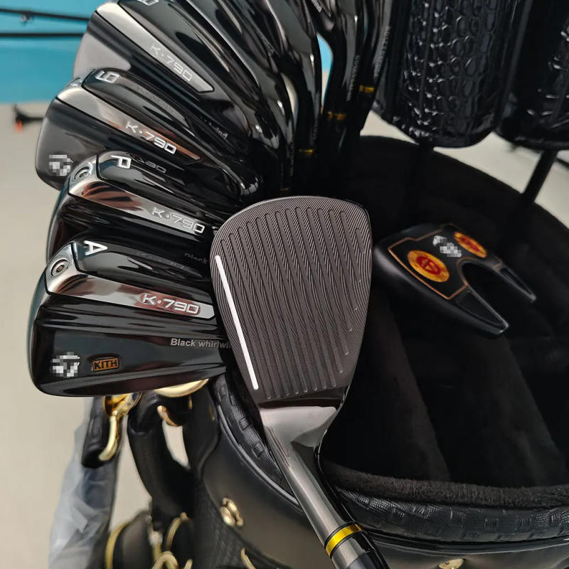 Description Picture 5 of itemk790 irons,k790 iron sets,790golf ions,golf clubs,4~9PAS/9pcs,black,right header,graphite shaft