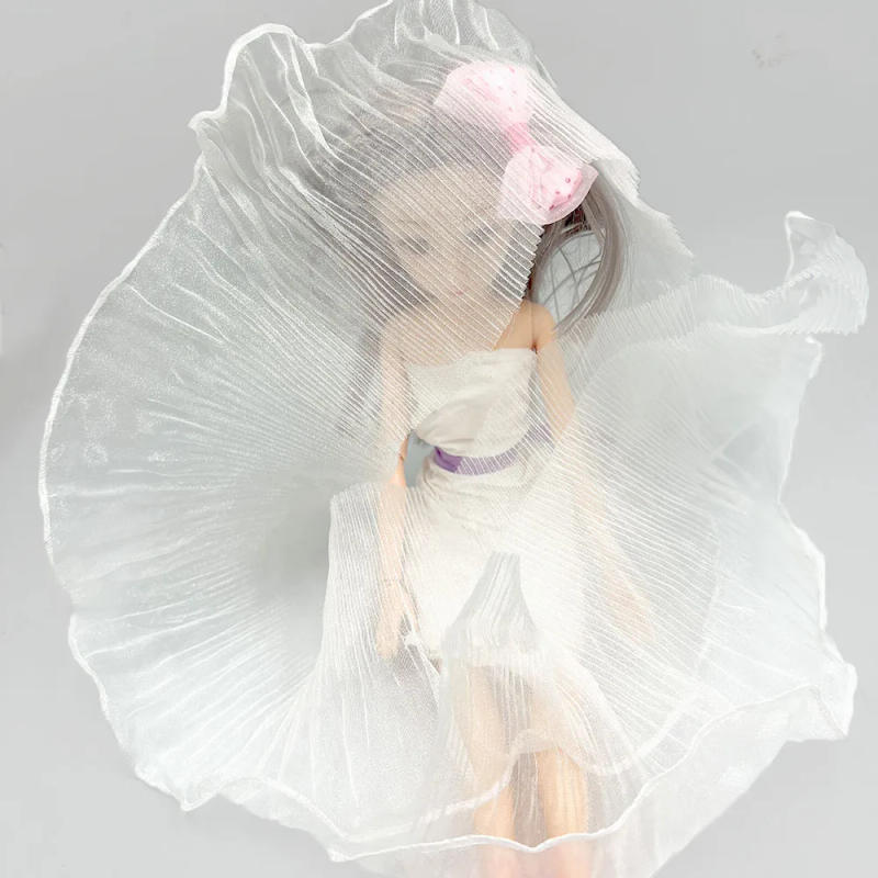 Description Picture 4 of itemLace Fabric Pleated Ribbon to Dress Laser Handicraft Clothing Diy Supply Apparel Needlework Accessories Ruffle Sewing Decoration