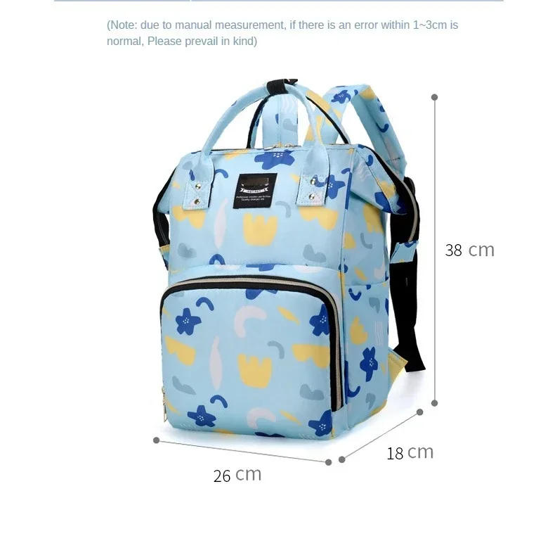Description Picture 3 of itemBaby Diaper Bag Backpack Mommy Pregnant Bag Large Capacity Baby Diaper Package Travel Backpack Mom Breastfeeding Stroller Bag