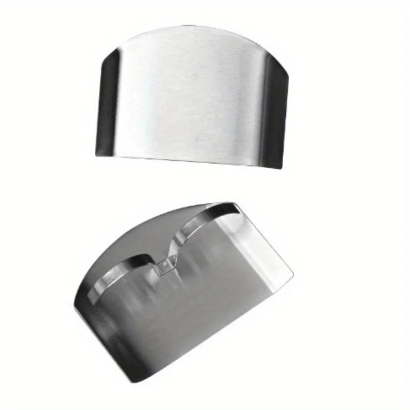 Description Picture 6 of itemStainless Steel Vegetable Cutting Finger Guard - Premium Kitchen Hand Protector for Restaurants and Home Cooks - Kitchen Gadgets