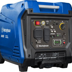 Power Equipment 5000 Peak Watt Super Quiet Portable Inverter Generator Remote Electric Start with Auto Choke Gas Powered