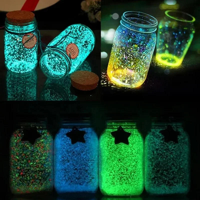 Description Picture 4 of item1000-3000Pcs Luminous Sand Glow In The Dark Pebbles Stone Home Garden Yard Outdoor Path Lawn Decoration Fish Tank Aquarium Decor