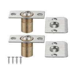 2pcs Magnetic Door Catch Stainless Steel Door Stopper Kitchen Cabinet Catches Magnet Latches For Door Cupboard Closures