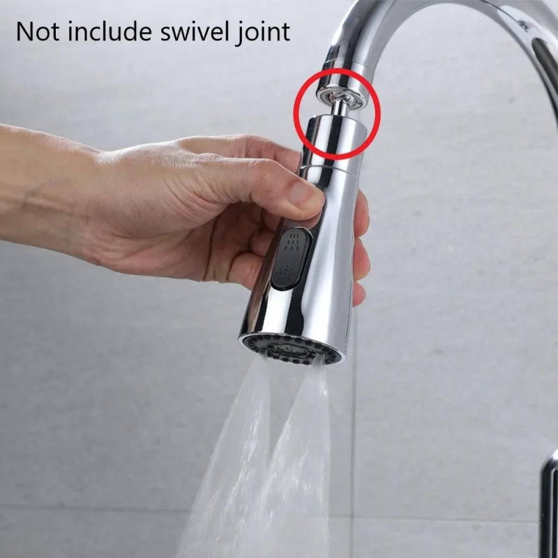 Description Picture 4 of itemKitchen Pull Out Faucet Sprayer Nozzle 3 Modes ABS Water Saving Bathroom Basin Sink Shower Spray Head For 1/2" Connection