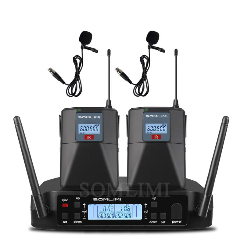 Description Picture 4 of itemSOMLIMI GLD58 Microphone Wireless Professional UHF System Handheld Mic For Stage Speech Wedding Show Band Home Party Church