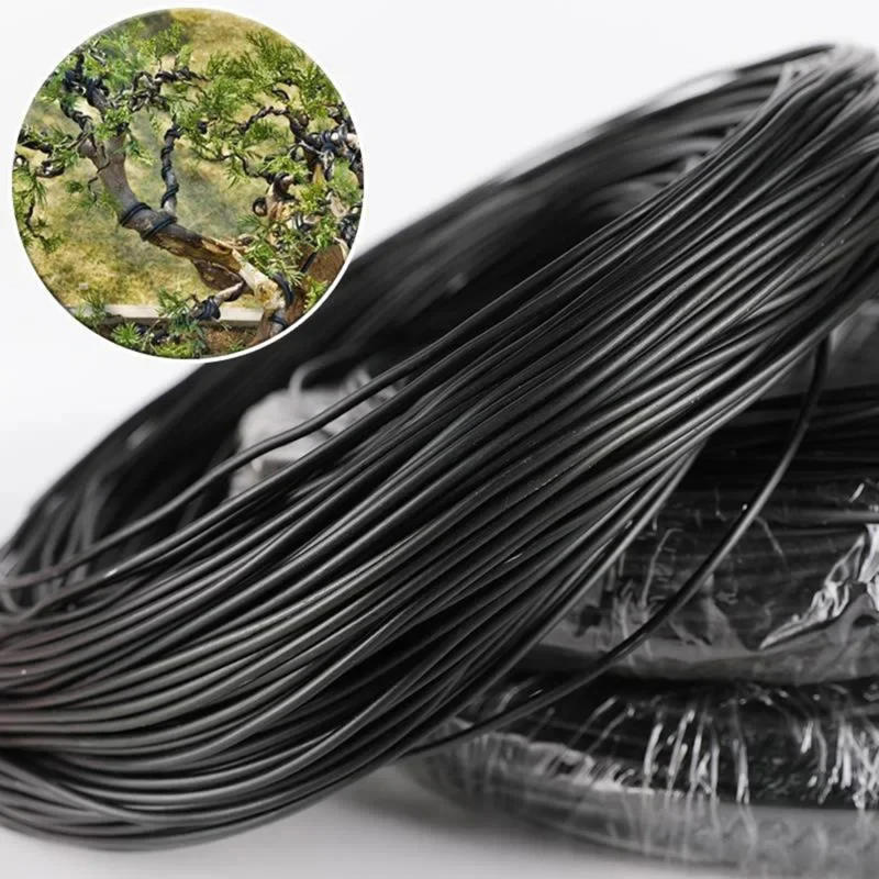 Description Picture 3 of item5m Bonsai Wire plant support Anodized Aluminum Bonsai Training Wire For Plant Shapes garden accessories 5 Sizes 1/1.5/2/2.5/3 mm