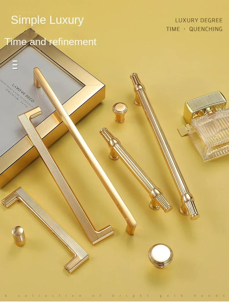 Description Picture 2 of itemSatin Brass Door Handles Antique Drawer Pulls Vintage Kitchen Knobs Cabinet Handles Cupboard Pull Hardware