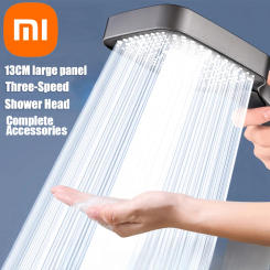 Xiaomi Large Panel Shower Head 3 Modes Adjustable High Pressure Nozzle Sprayer Square With Filter Element Bathroom Accessories
