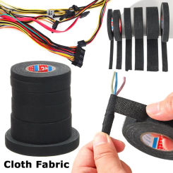 10/15/20M Wire Harness Tape Cloth Fabric Adhesive Heat-resistant  Wrapping Tape for Automotive Electrical Insulation Cable Fixed