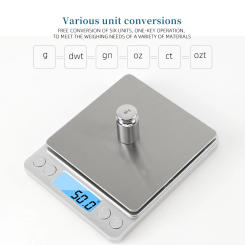 500 0.01g/3kg 0.1g LCD Portable Mini Electronic Digital Scales Kitchen Precision Jewelry Weight Balance Gold Gram Scale