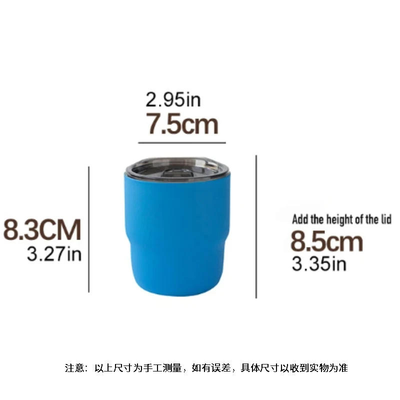 Description Picture 3 of item304 Stainless Steel Vacuum Tumbler, Portable Travel Mug for Hot & Cold Beverages - 255ml Travel, Coffee, Party Cup in 4 Colors