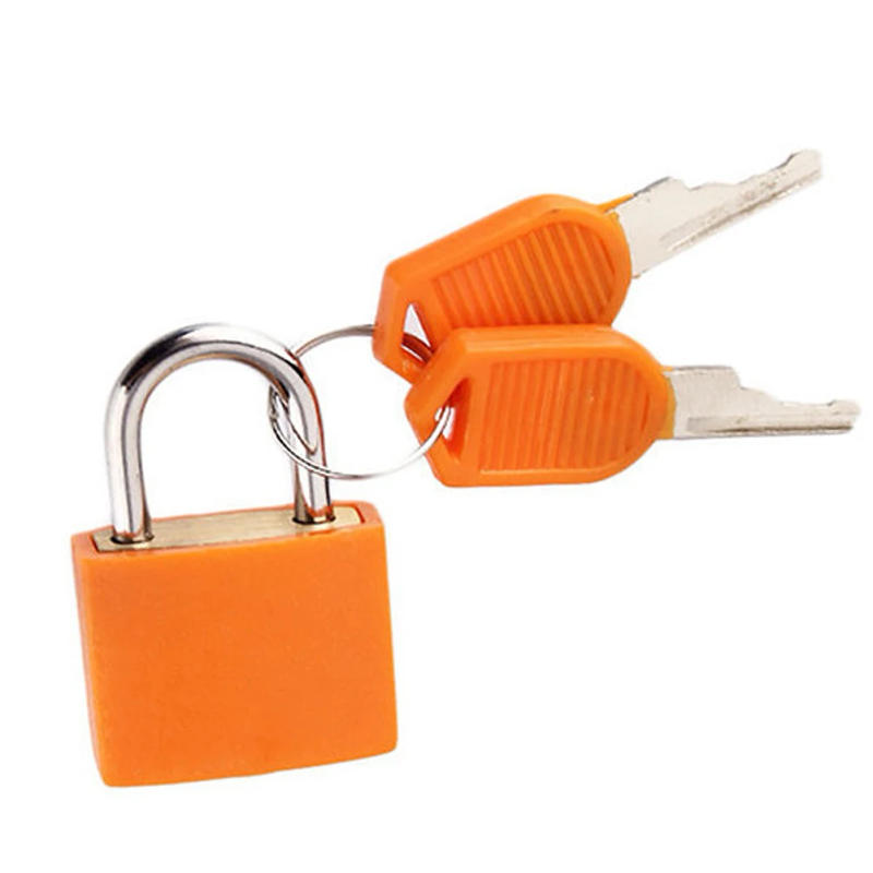 Description Picture 6 of item8pcs Travel Anti-Theft Lock Zinc Alloy Colorful Cabinet Lock 23MM Plastic Case Drawer Luggage Padlock for Home School Gym Office