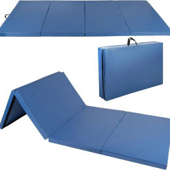 Aurora 4'x10'x2 Thick Folding Gymnastics Exercise Mat Aerobics Stretching Yoga Mats