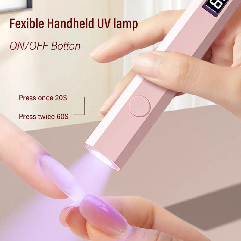Description Picture 4 of itemYIKOOLIN Convenient Handheld Nail Dryer Lamp UV/LED Nail Curing All Gel Polish Nail Art Tool USB Rechargeabl Quick Dry Nail Lamp