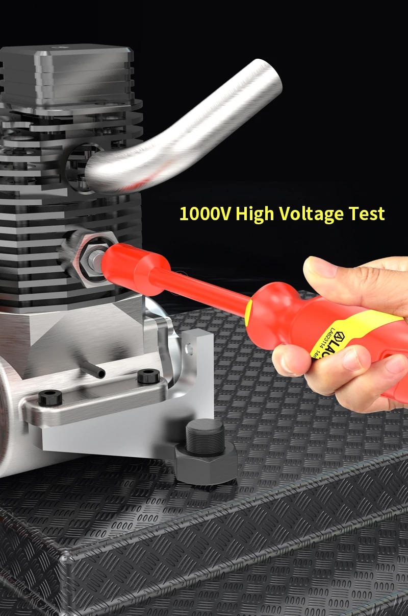 Description Picture 4 of itemLAOA Insulated Socket Screwdriver Multifunctional Hexagonal Socket Wrench Driver Electrician Specific Withstand Voltage