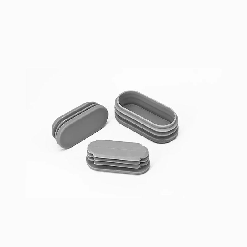 Description Picture 4 of itemElliptical Plastic Stainless Pipe Plug Rubber Foot Pad Furniture Table And Chair Anti Slip Oval Foot Plug