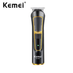 Kemei Hair Clipper Beard Hair Trimmer Men Electric Shaver Razor Hair Cutting Machine Rechargeable Lithium Battery Hairdresser