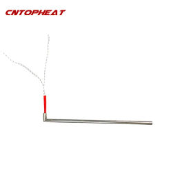 12mm Tube Diameter SUS304 Electric Tubular Heating Element Heater Rod Right Angle Cartridge Heater 200W/300W/400W