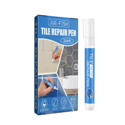 3pcs Tile Grout Paint Pen Mildew-proof Grout Pen White Tile Paint Marker Wall Grout Restorer Pen for Restoring Tile Wall Floor