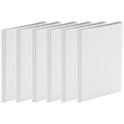 6 Pieces Self-Adhesive Door Corner Seals, Weather Stripping Wedge Draft Stopper, Door Frame Seal Corner Foam (White)